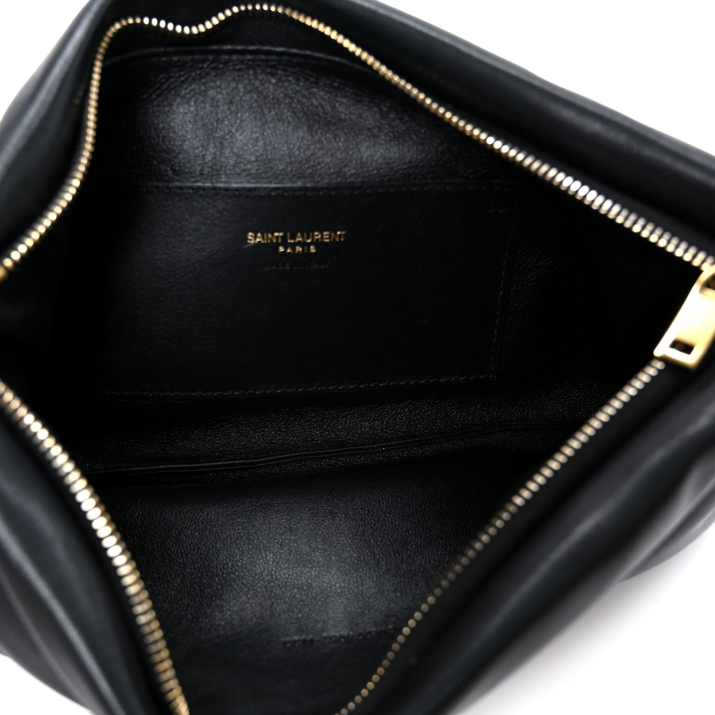 Lambskin Long Calypso Pouch Black