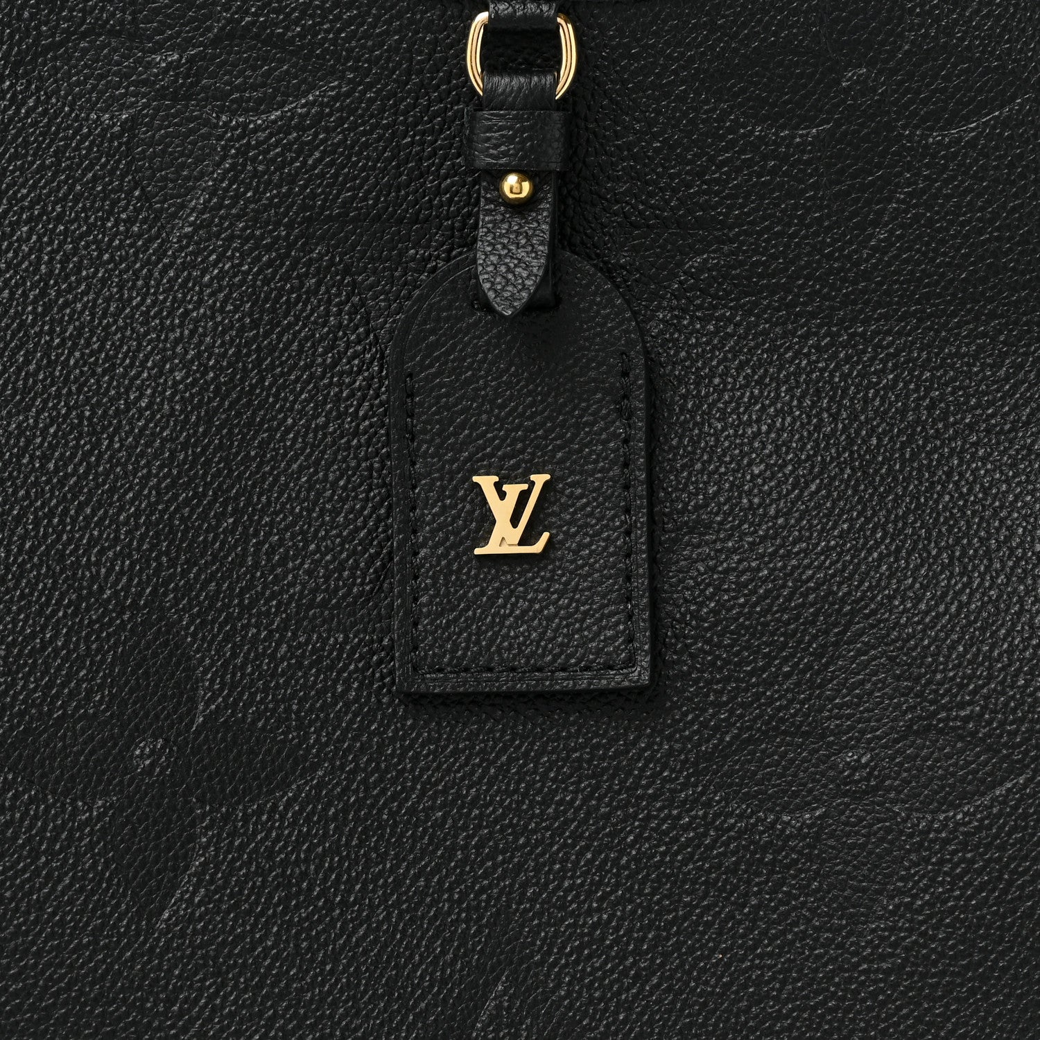Louis Vuitton Empreinte Monogram Giant CarryAll MM Black 9 of 12