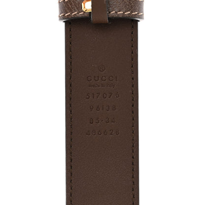 Gucci GG Supreme Monogram Web Small Ophidia Belt Bag 85 34 Dark Brown 8 of 11