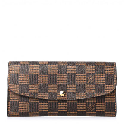 Louis Vuitton Damier Ebene Emilie Wallet 1 of 8