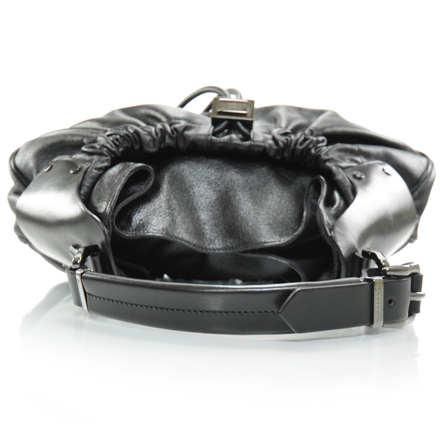 Prorsum Leather Warrior Hobo Black