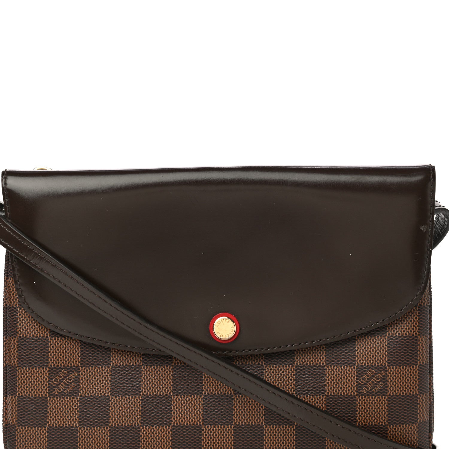 Louis Vuitton Damier Ebene Twice Cherry 8 of 14
