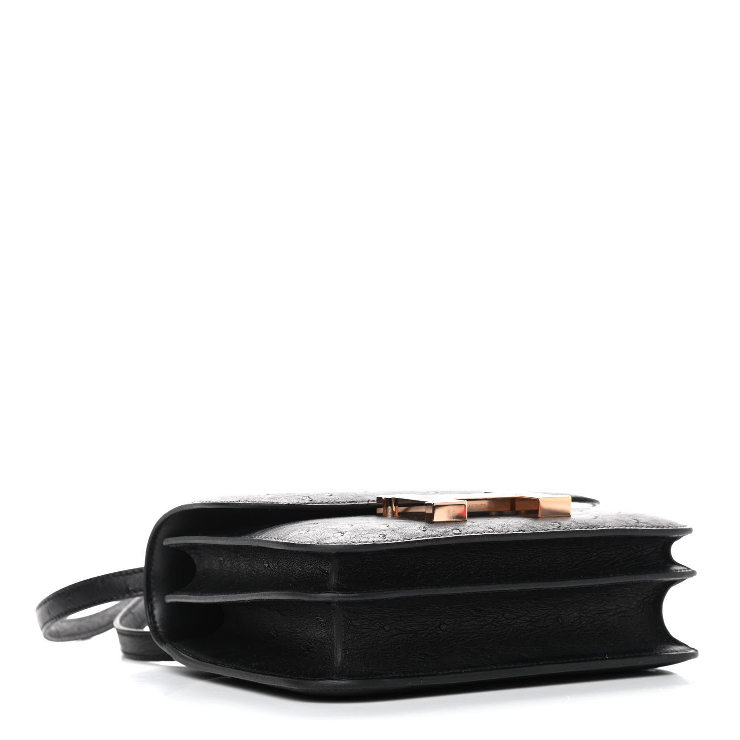 Hermes Ostrich Constance 18 Black 4 of 9