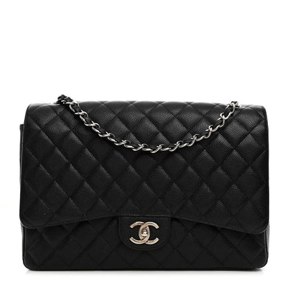 Chanel Caviar Quilted Maxi Double Flap Black 1 of 9