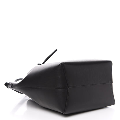 Mansur Gavriel Vegetable Tanned Calfskin Bucket Bag Black Flamma 4 of 14