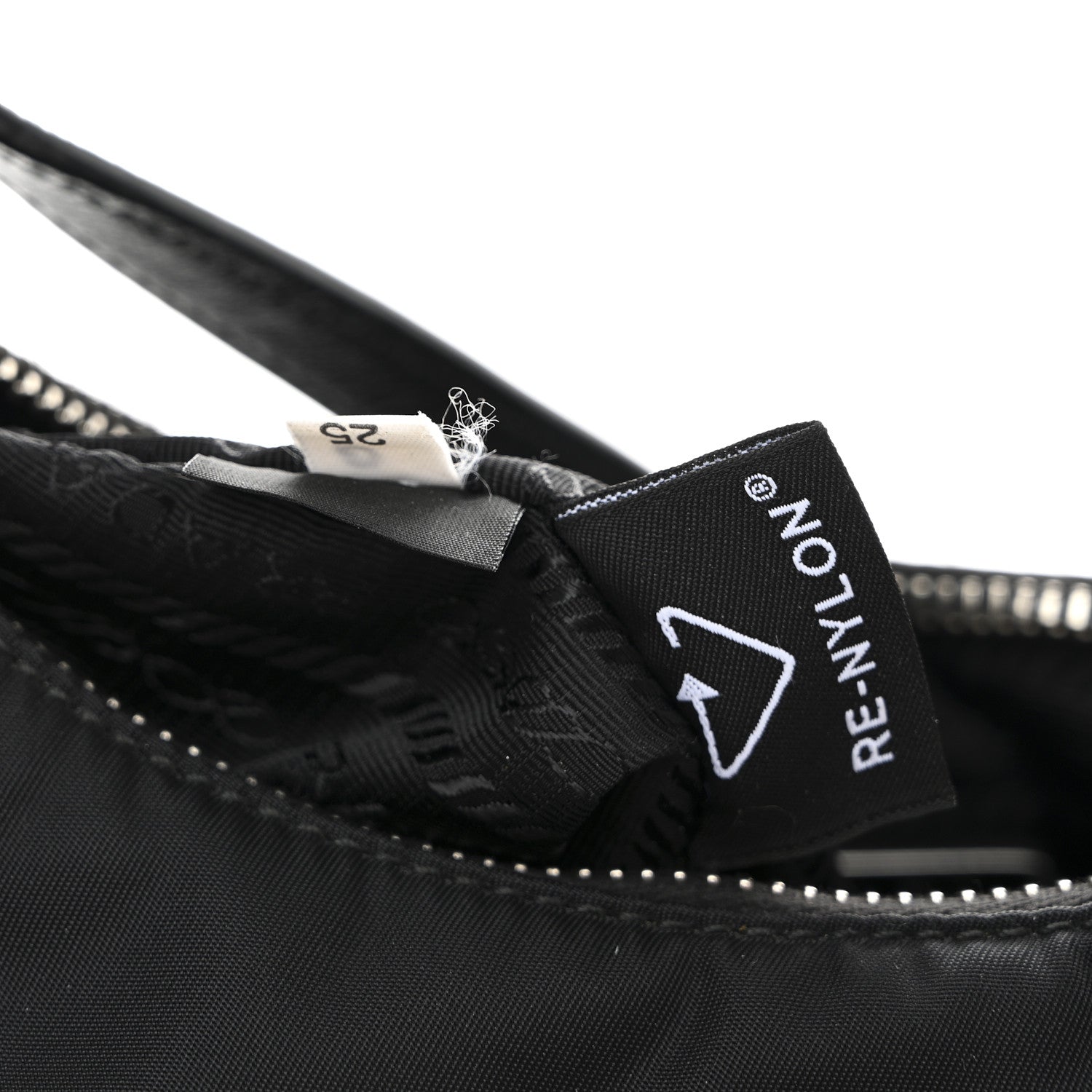 Prada Tessuto Nylon Saffiano Mini Re-Edition 2005 Bag Black