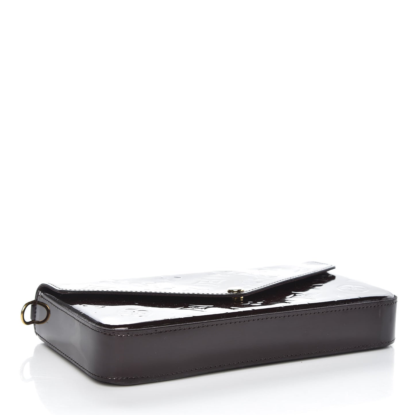 Vernis Pochette Felicie Chain Wallet Amarante