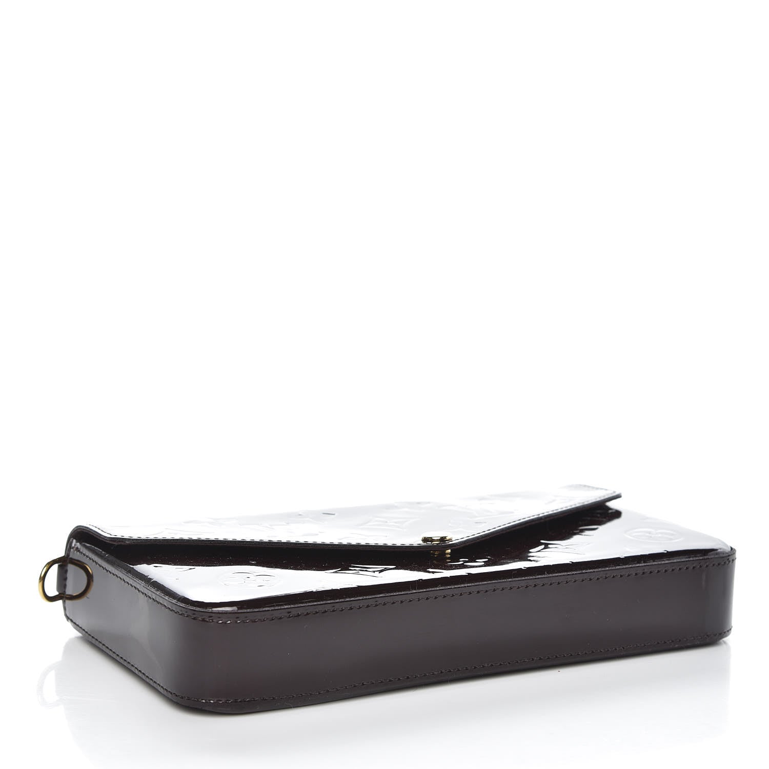 Louis Vuitton Vernis Pochette Felicie Chain Wallet Amarante 4 of 9