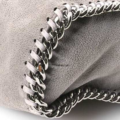 Stella McCartney Shaggy Deer Falabella Fold Over Tote Light Grey 10 of 10