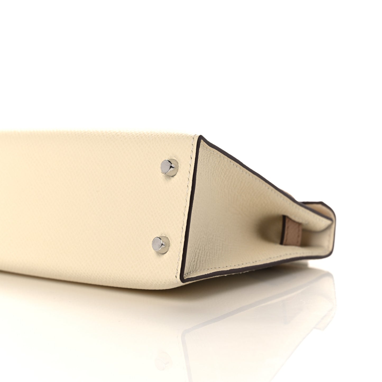 Epsom Mini Kelly Sellier 20 Nata Chai Gris Meyer