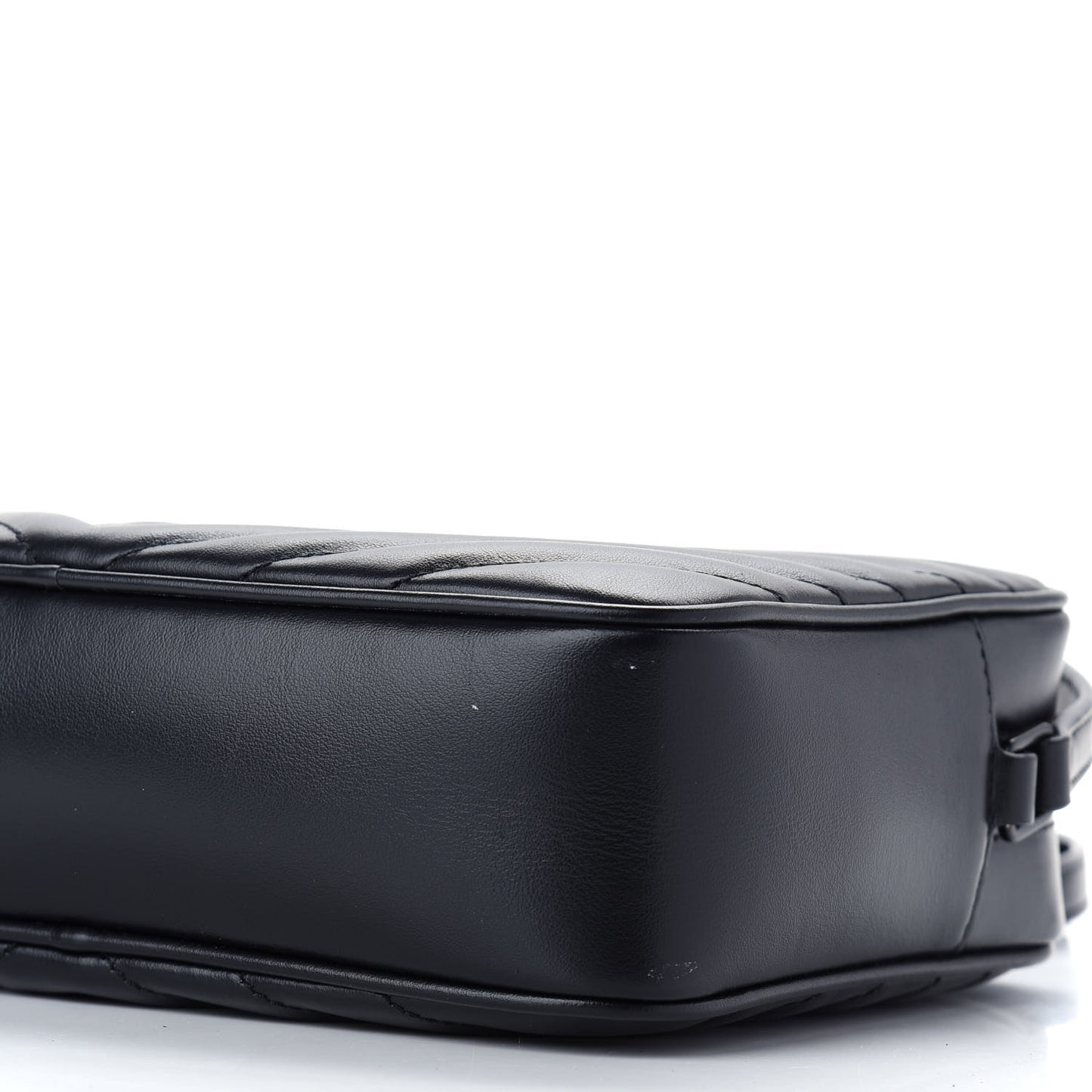 Calfskin Matelasse Monogram Lou Camera Bag Black