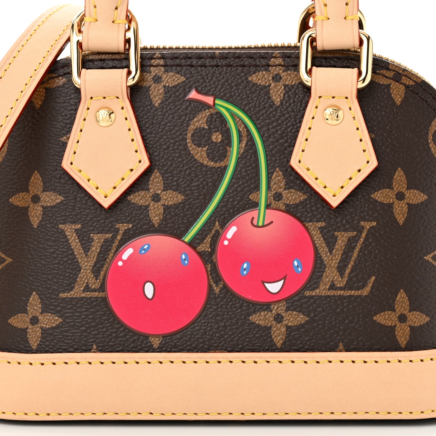 Louis Vuitton LV X TM Monogram Cerises Nano Alma 7 of 9