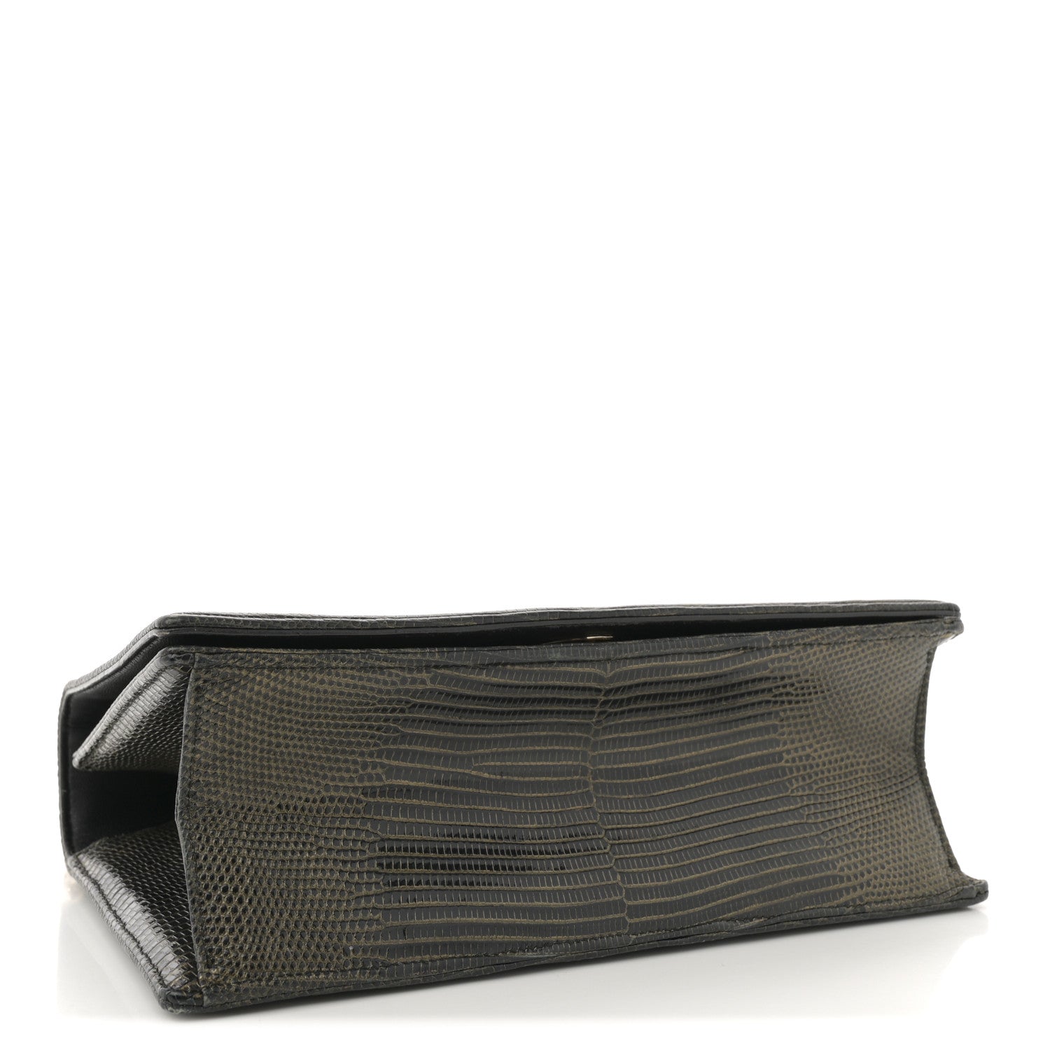 Christian Dior Lizard Medium Diorama Flap Bag Black Gold 4 of 10