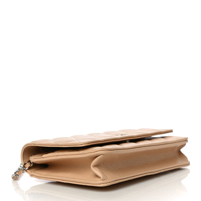 Chanel Caviar Quilted Wallet On Chain WOC Beige 4 of 12