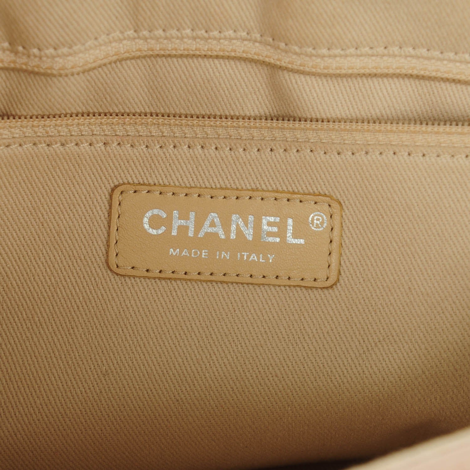 Chanel Caviar Half Moon Large Flap Beige Clair 6 of 7