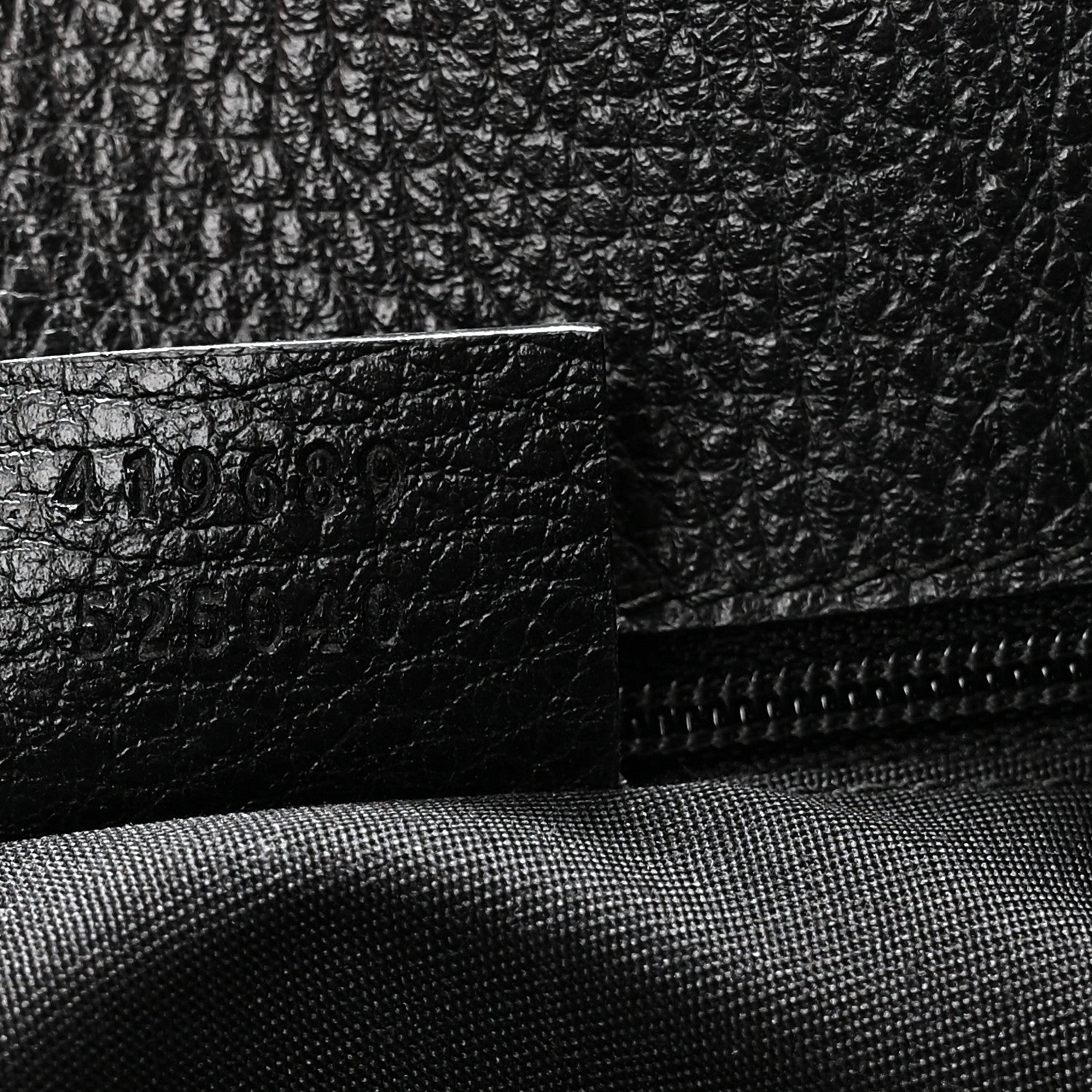 Gucci Calfskin Medium Braided Handle Gifford Tote Black 7 of 10