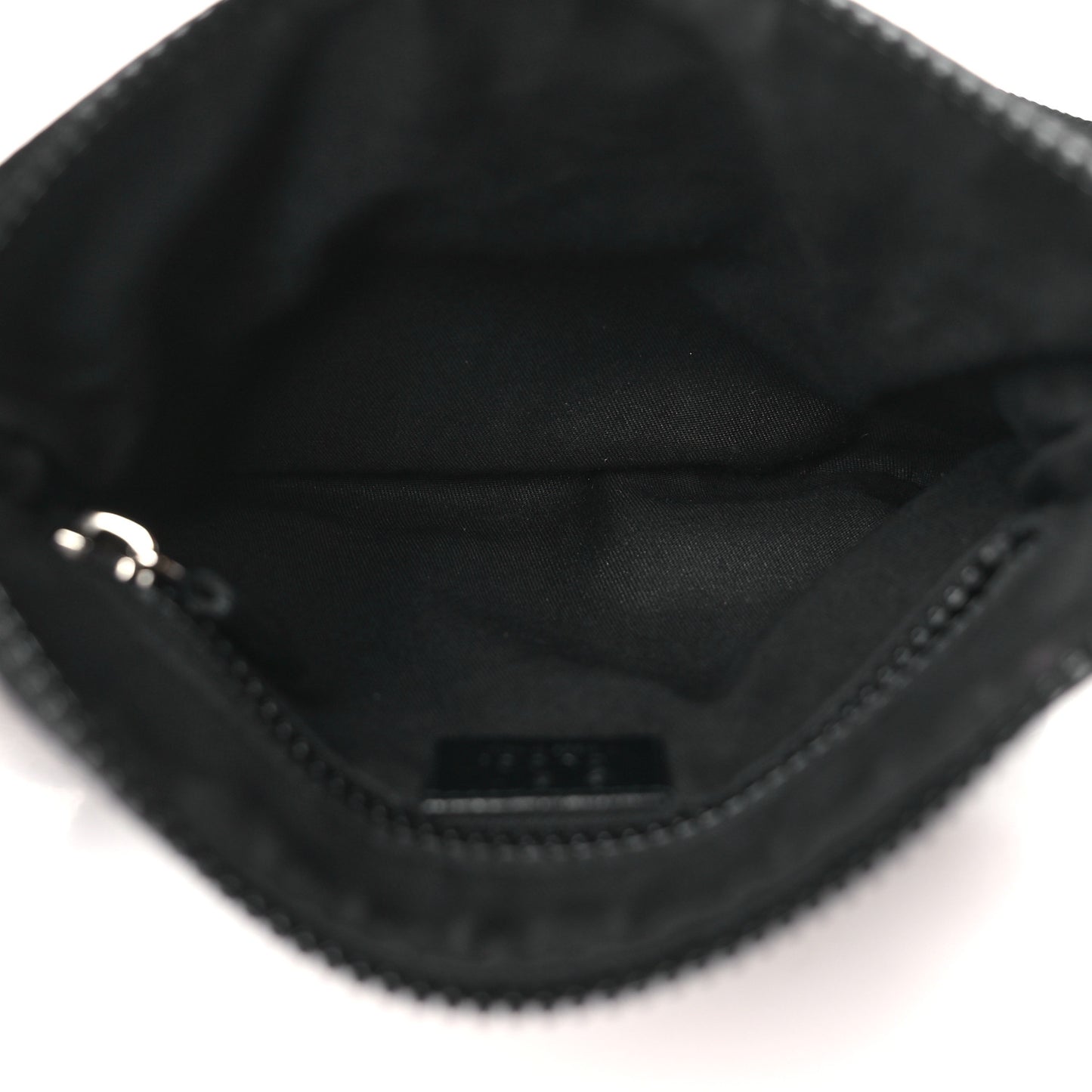 Nylon Monogram Mini Flat Messenger Bag Black