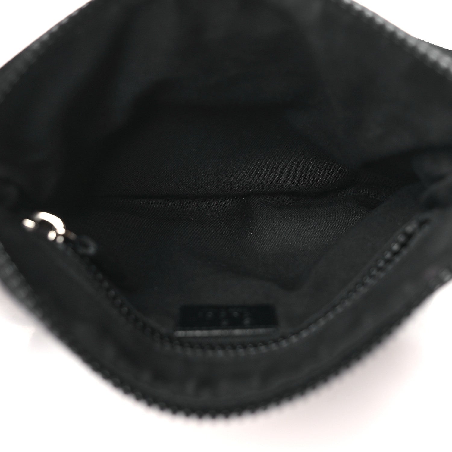Gucci Nylon Monogram Mini Flat Messenger Bag Black 5 of 9