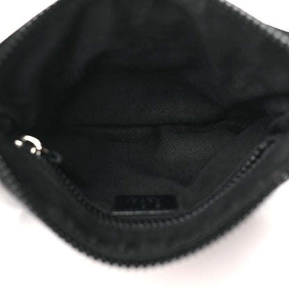 Gucci Nylon Monogram Mini Flat Messenger Bag Black 5 of 9