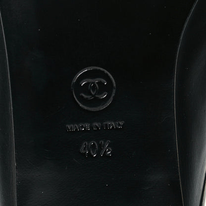 Chanel Calfskin CC Mules 40.5 Black 8 of 10