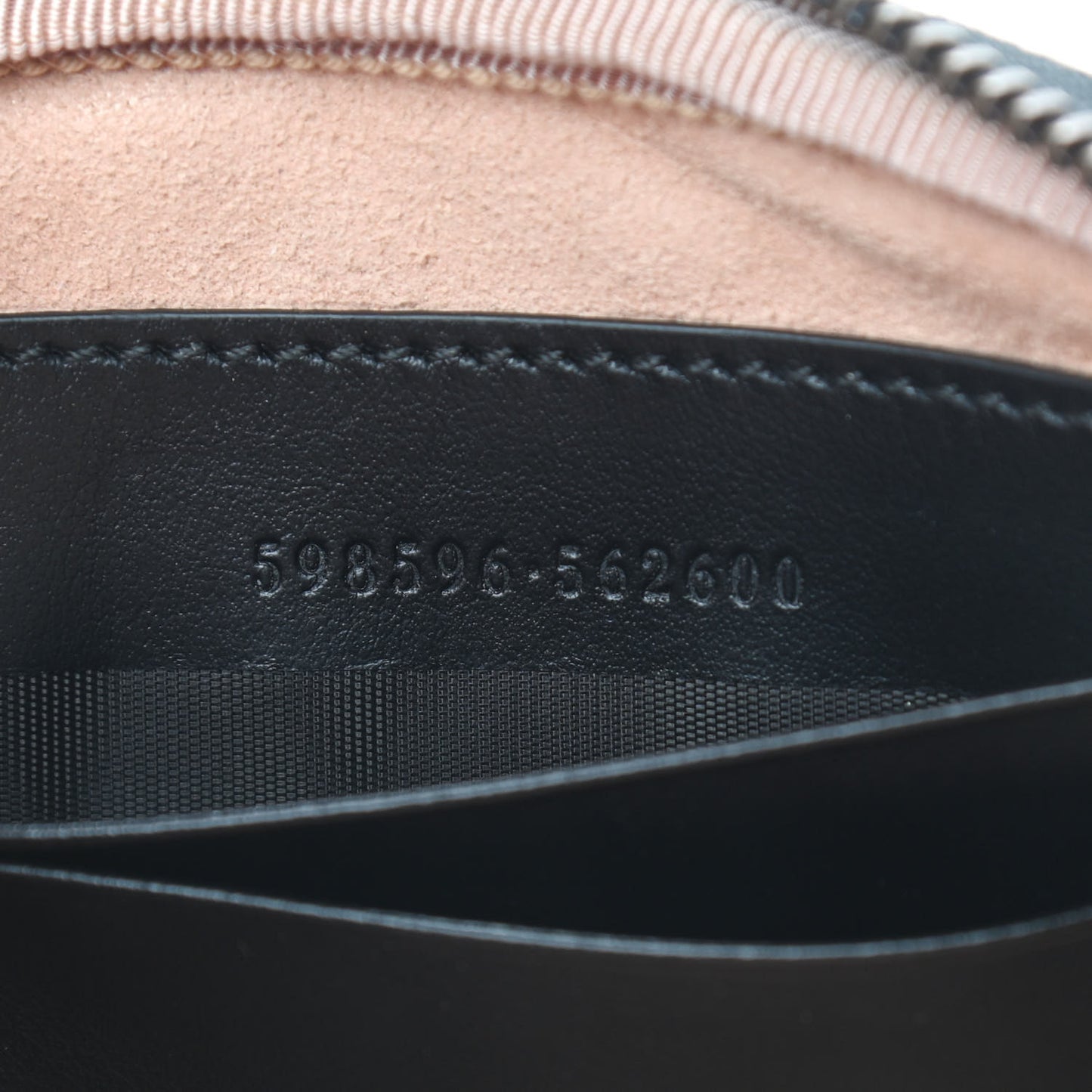 Calfskin Matelasse Mini GG Marmont Chain Crossbody Bag Black