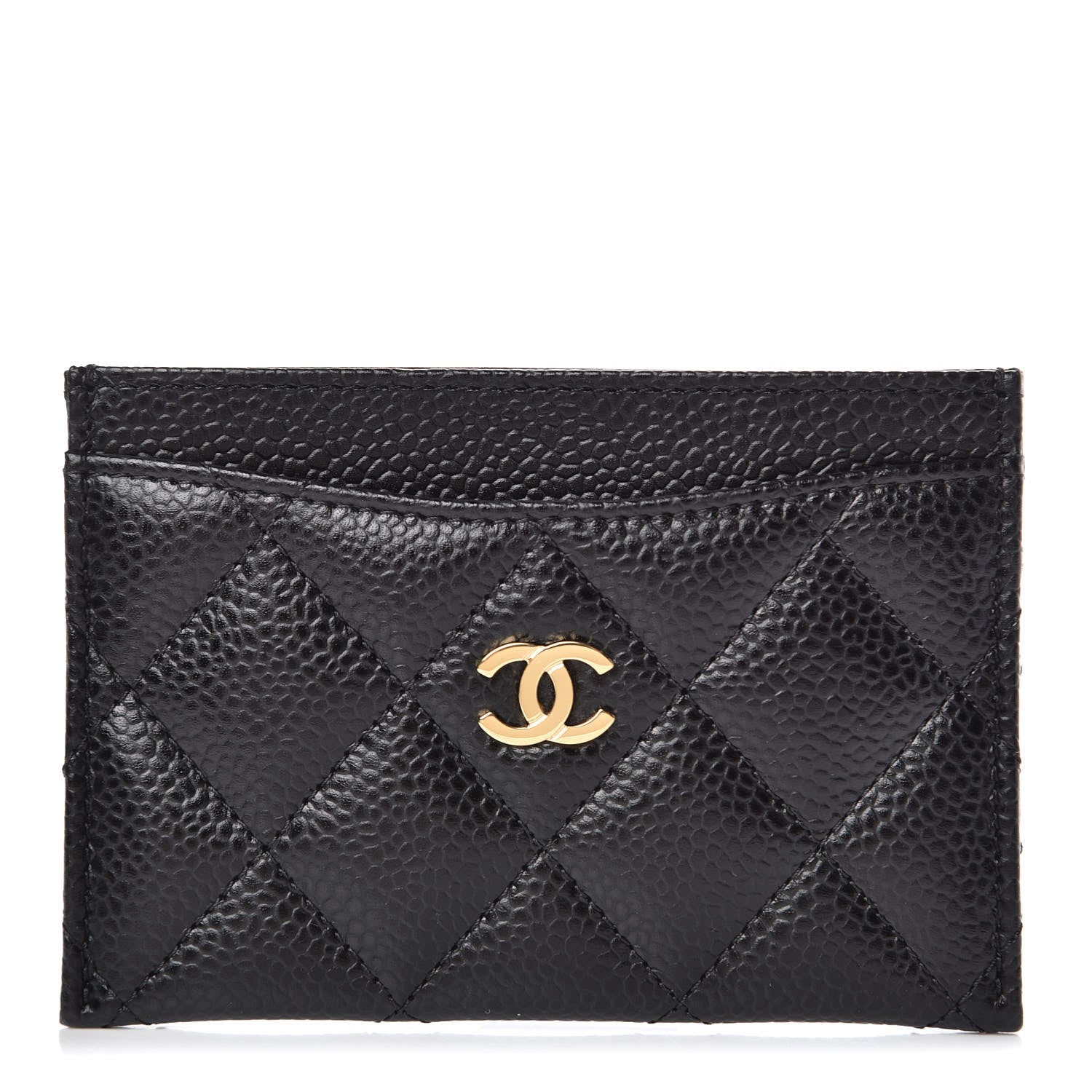 Chanel Caviar Quilted Card Holder Black 1 of 9