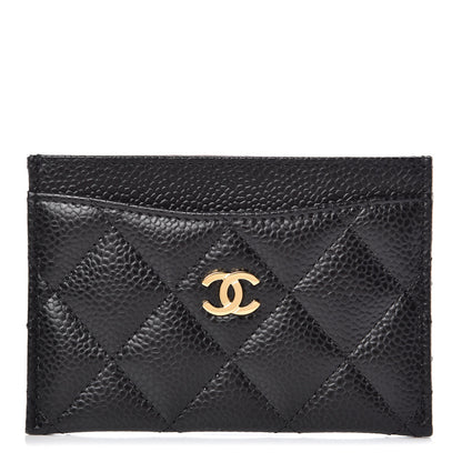 Chanel Caviar Quilted Card Holder Black 1 of 9