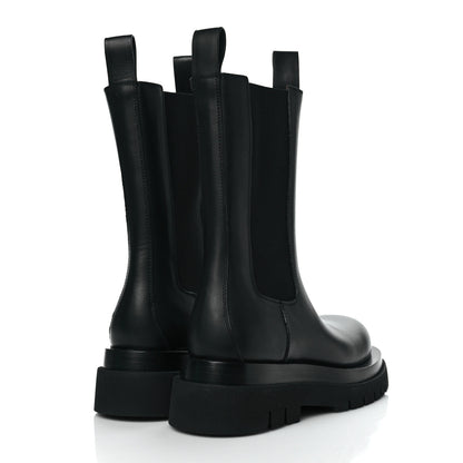 Bottega Veneta Calfskin The Lug Chelsea 55mm Boots 38 Black 4 of 8