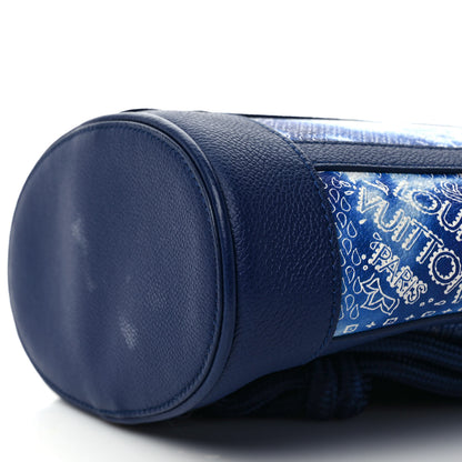 Louis Vuitton Cowhide Monogram Bandana Randonnee PM Blue 9 of 9