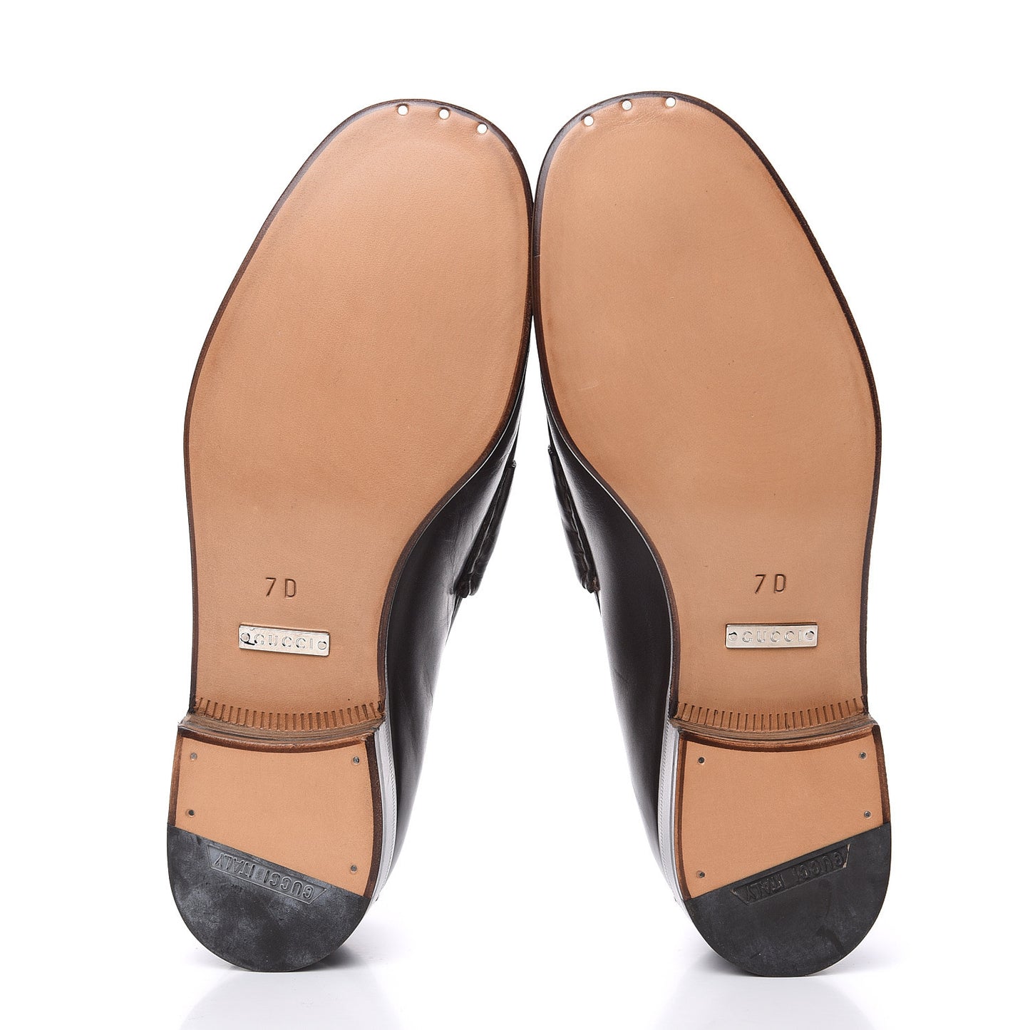 Calfskin Mens 1953 Horsebit Loafers 7 Marrone