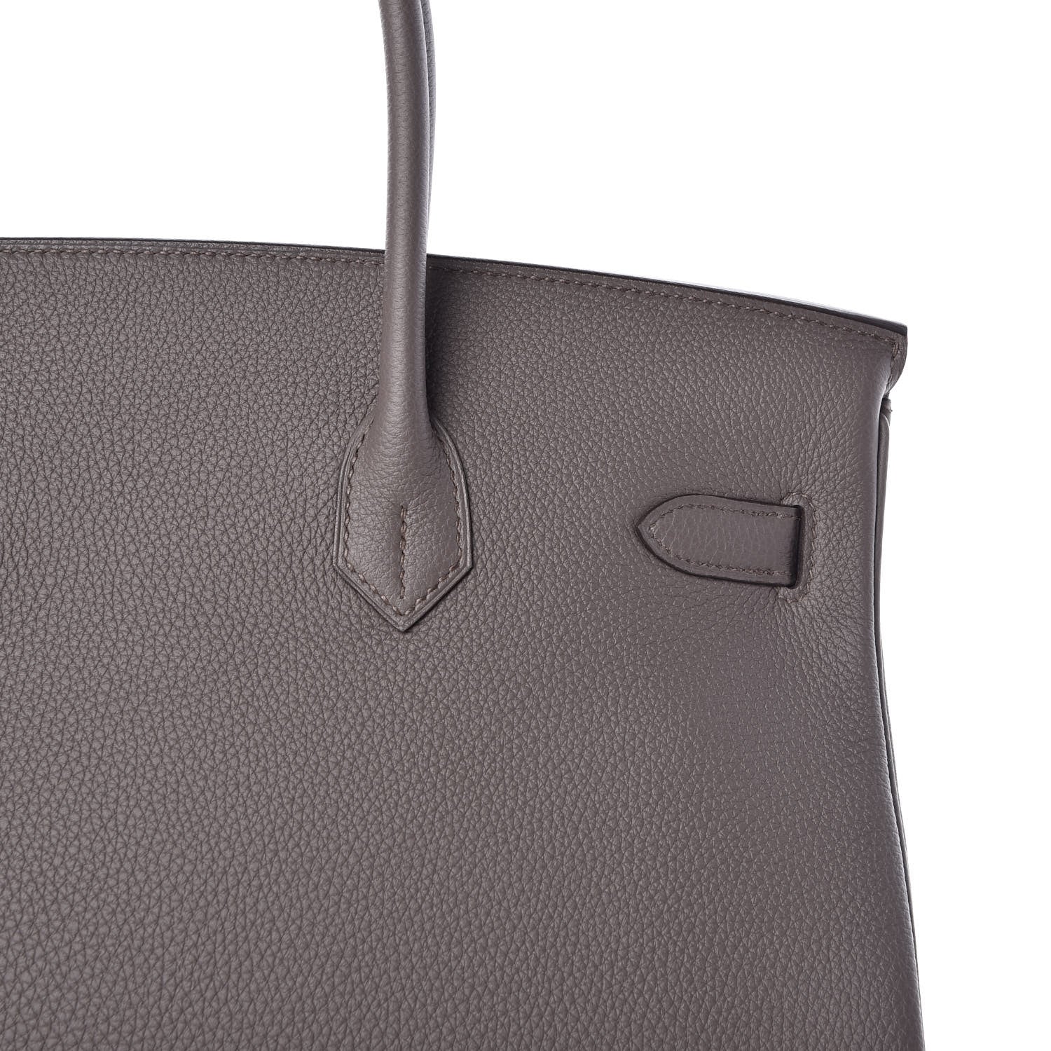 Hermes Togo Birkin 35 Etain 34 of 37