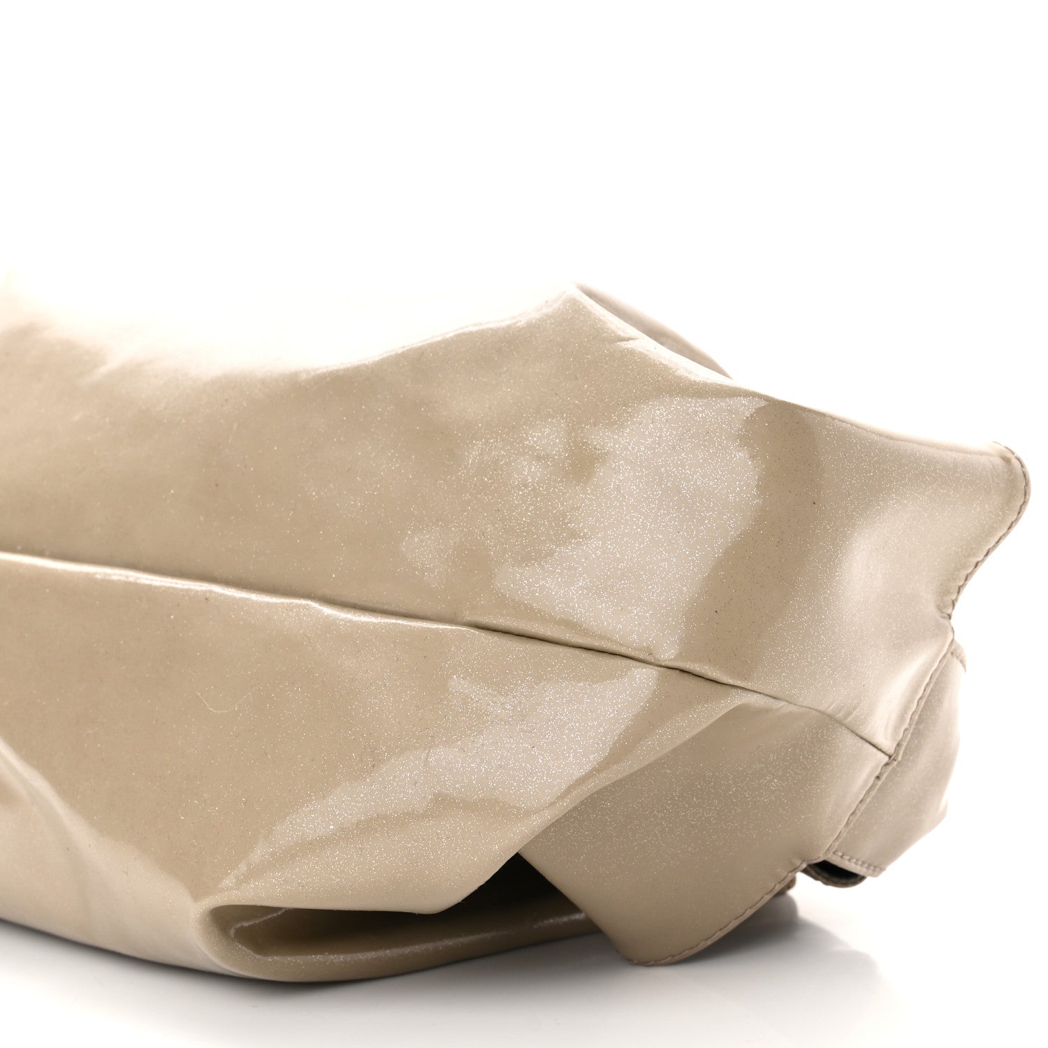 Loewe Patent Goatskin Mistral Bag Taupe 10 of 10