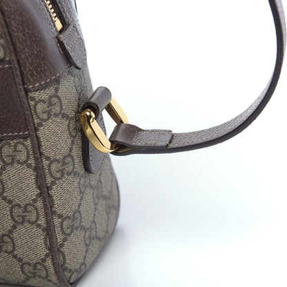 Gucci GG Supreme Monogram Web Small Ophidia Shoulder Bag Brown 10 of 10