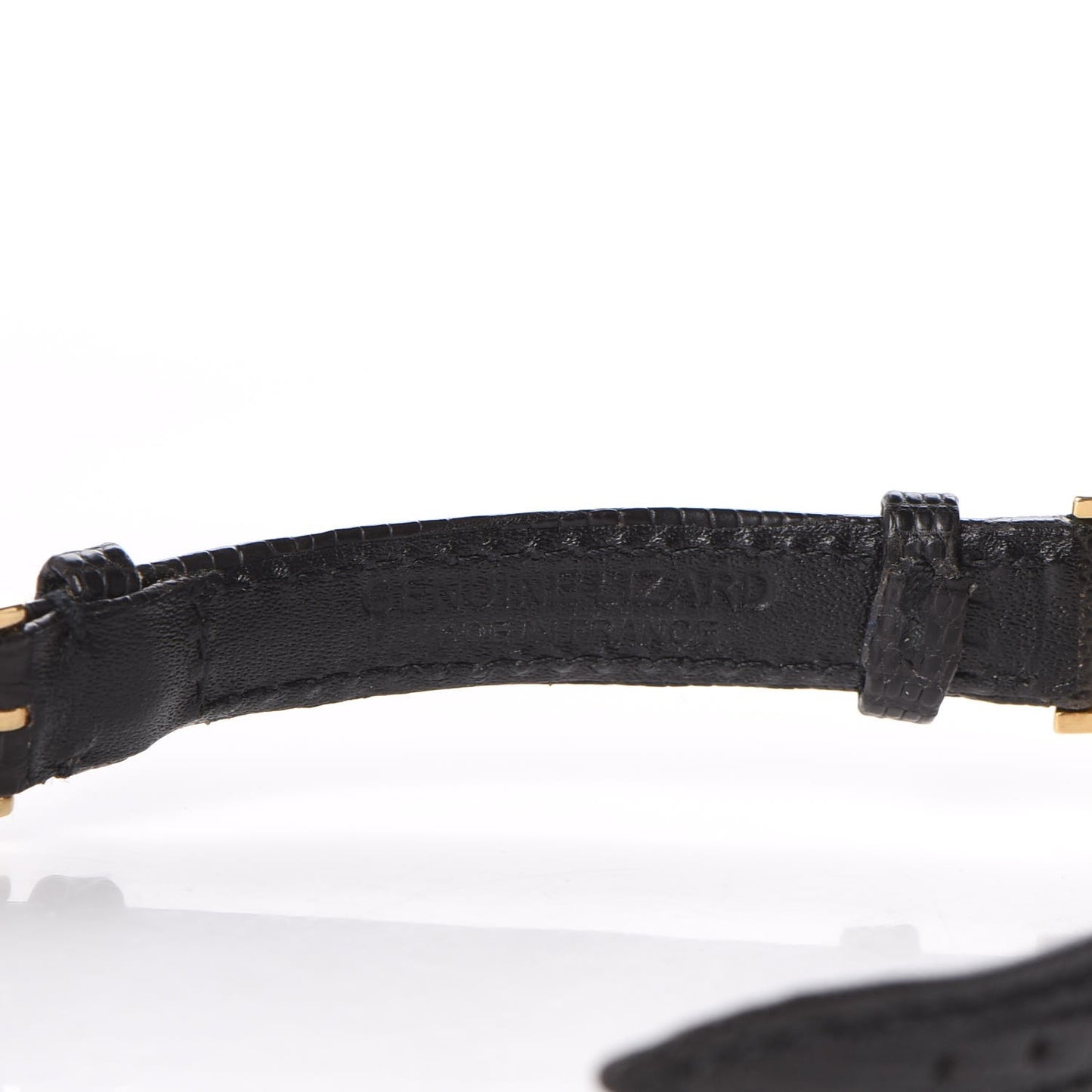 18K Yellow Gold Lizard 24mm Atlas Quartz Watch Gold
