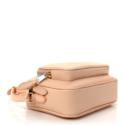 Burberry Grained Calfskin Small Camera Bag Peach Pink 4 of 8