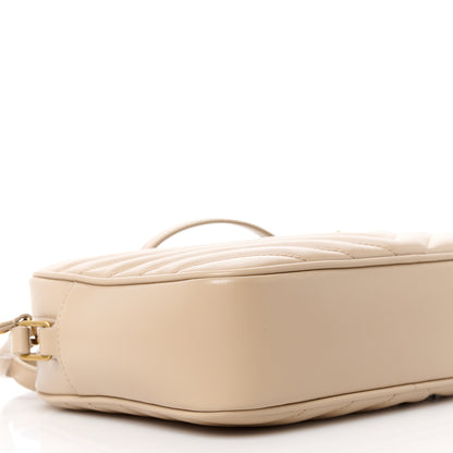 Saint Laurent Calfskin Matelasse Monogram Lou Camera Bag Dark Latte 9 of 11