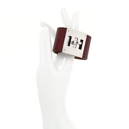 Hermes Swift Kelly Dog Bracelet T2 Rouge Grenat 2 of 5