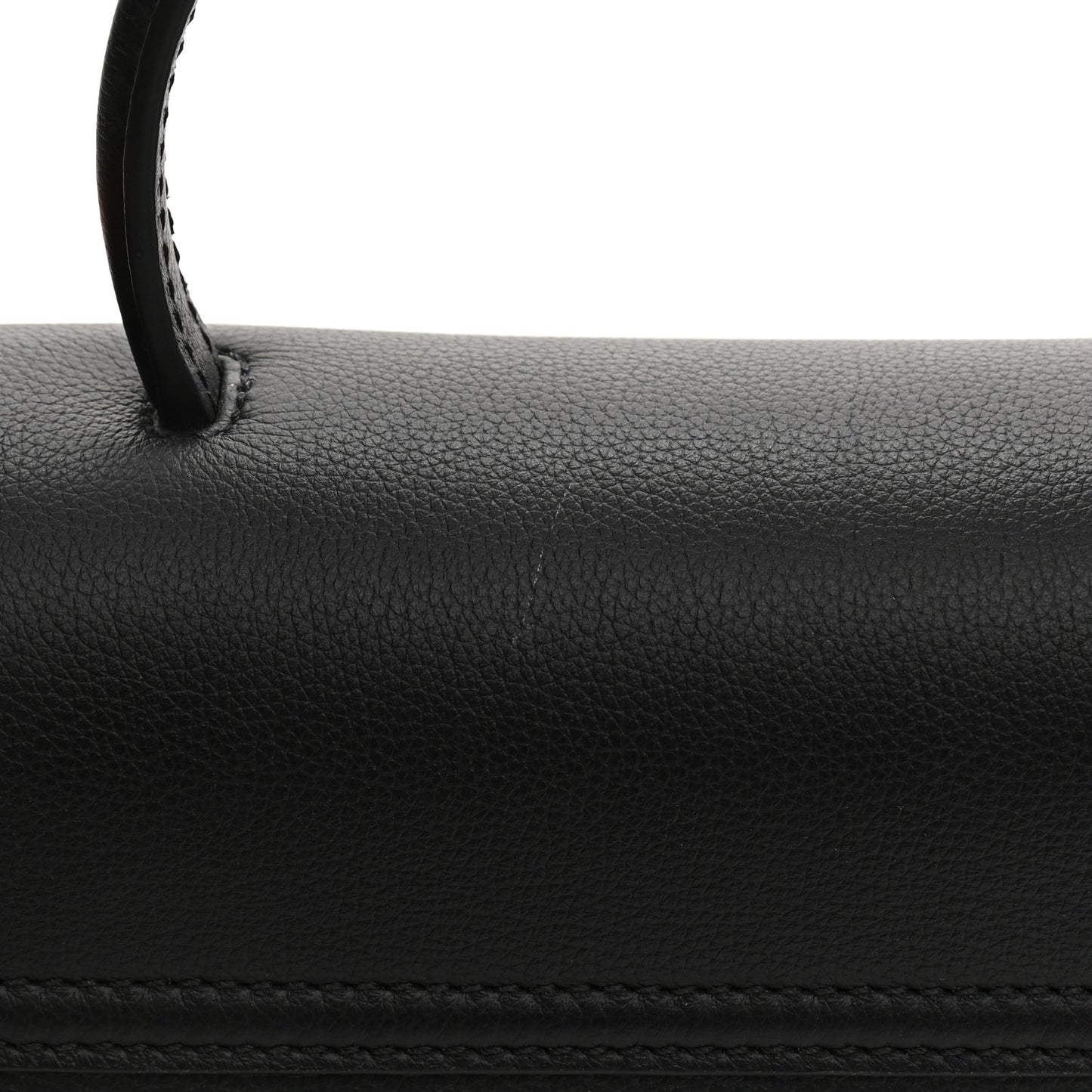 Calfskin Medium La Medusa Top Handle Handbag Black