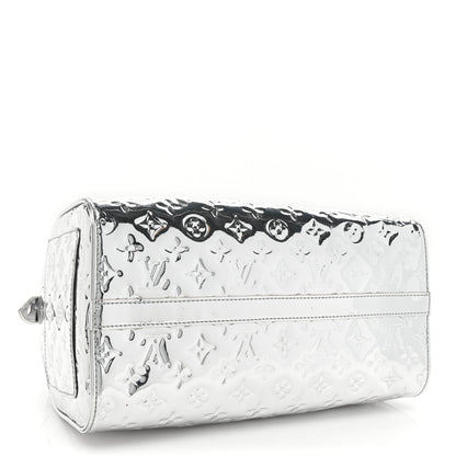 Louis Vuitton Monogram Miroir Speedy 30 Silver 3 of 8