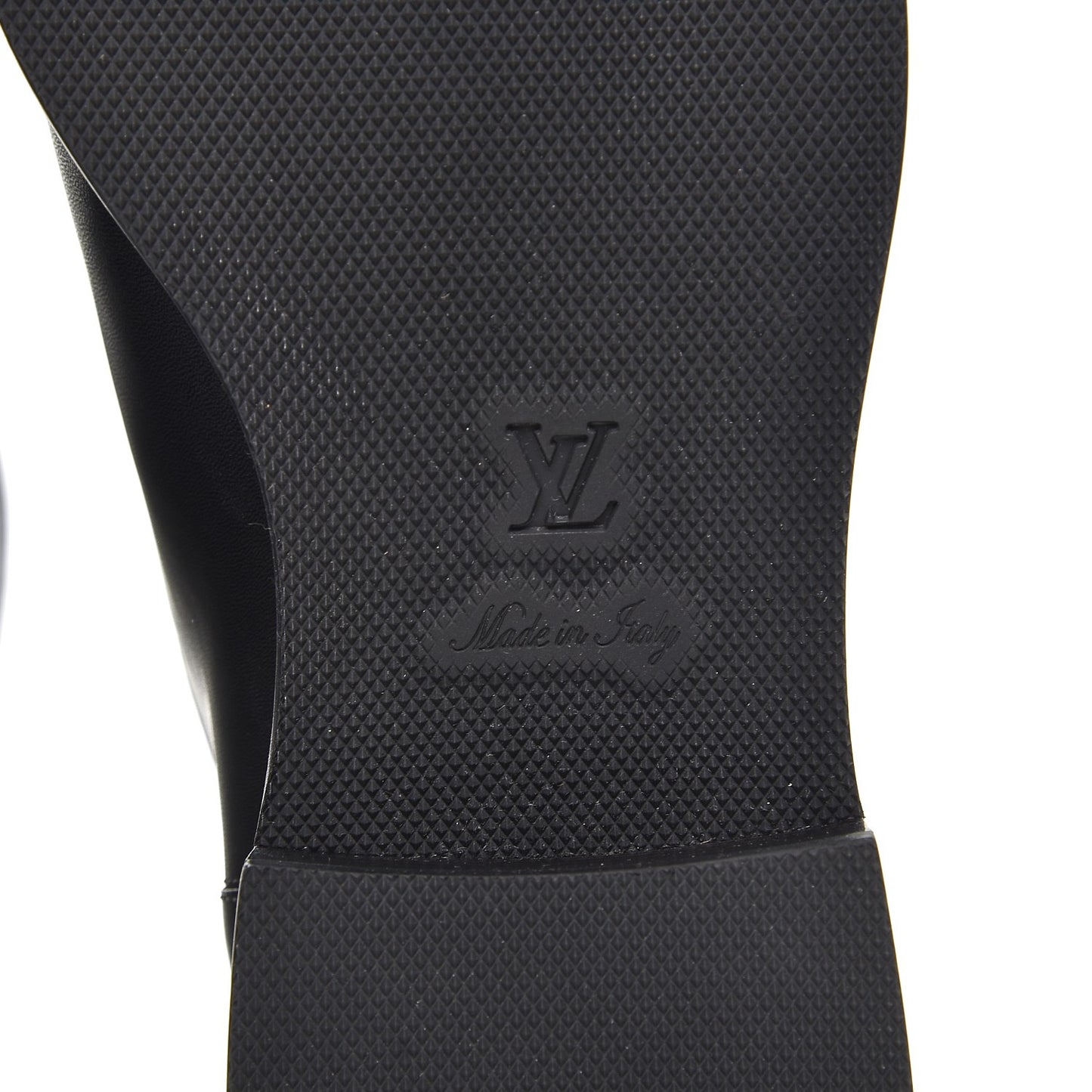 Calfskin Overdrive Flat Calf High Boots 39.5 Black
