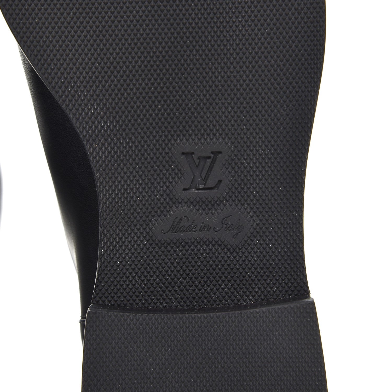 Louis Vuitton Calfskin Overdrive Flat Calf High Boots 39.5 Black 7 of 9