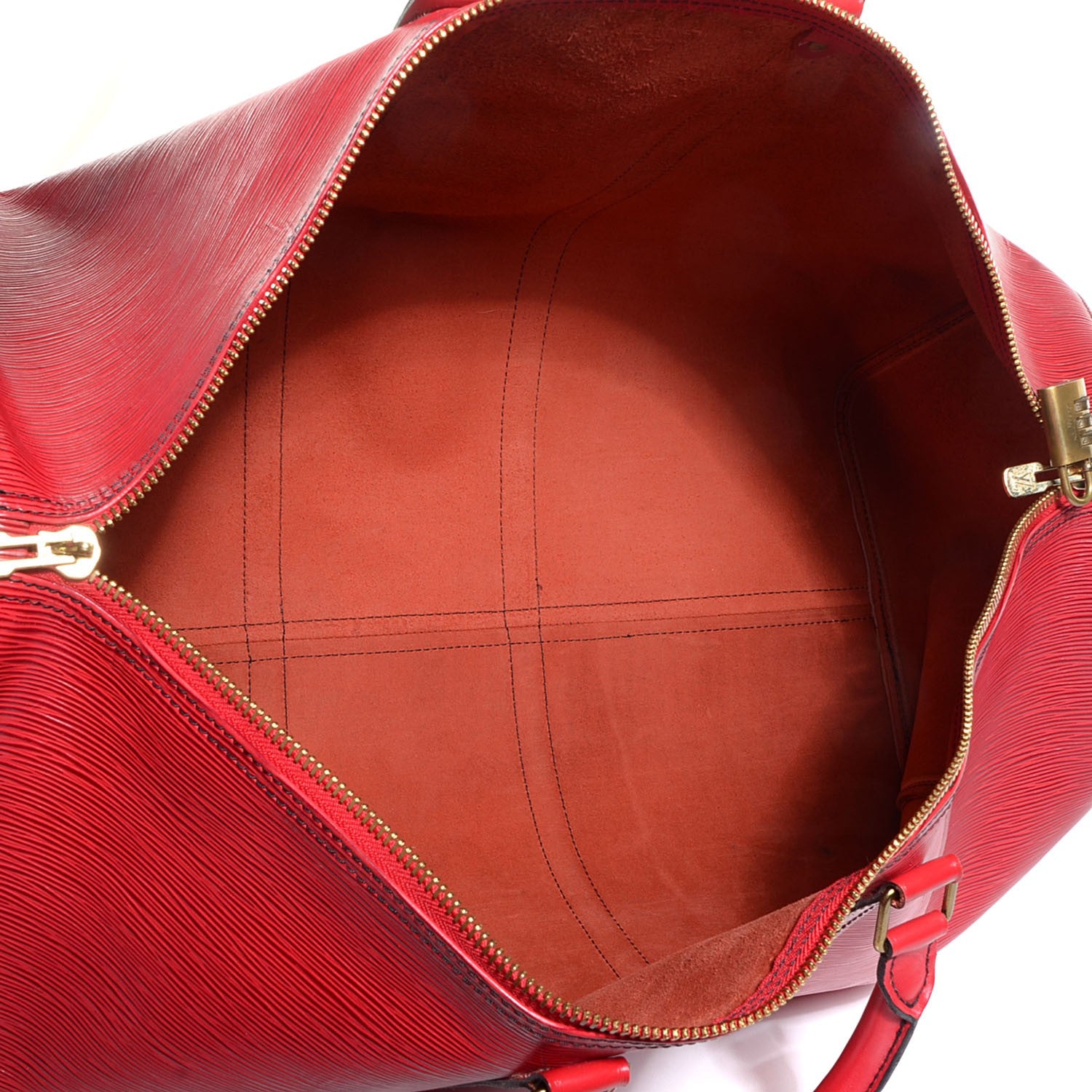 Louis Vuitton Epi Keepall 55 Rouge 5 of 7