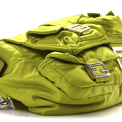 Fendi Econyl Cuoio Romano Multipocket Baguette Wasabi 9 of 10
