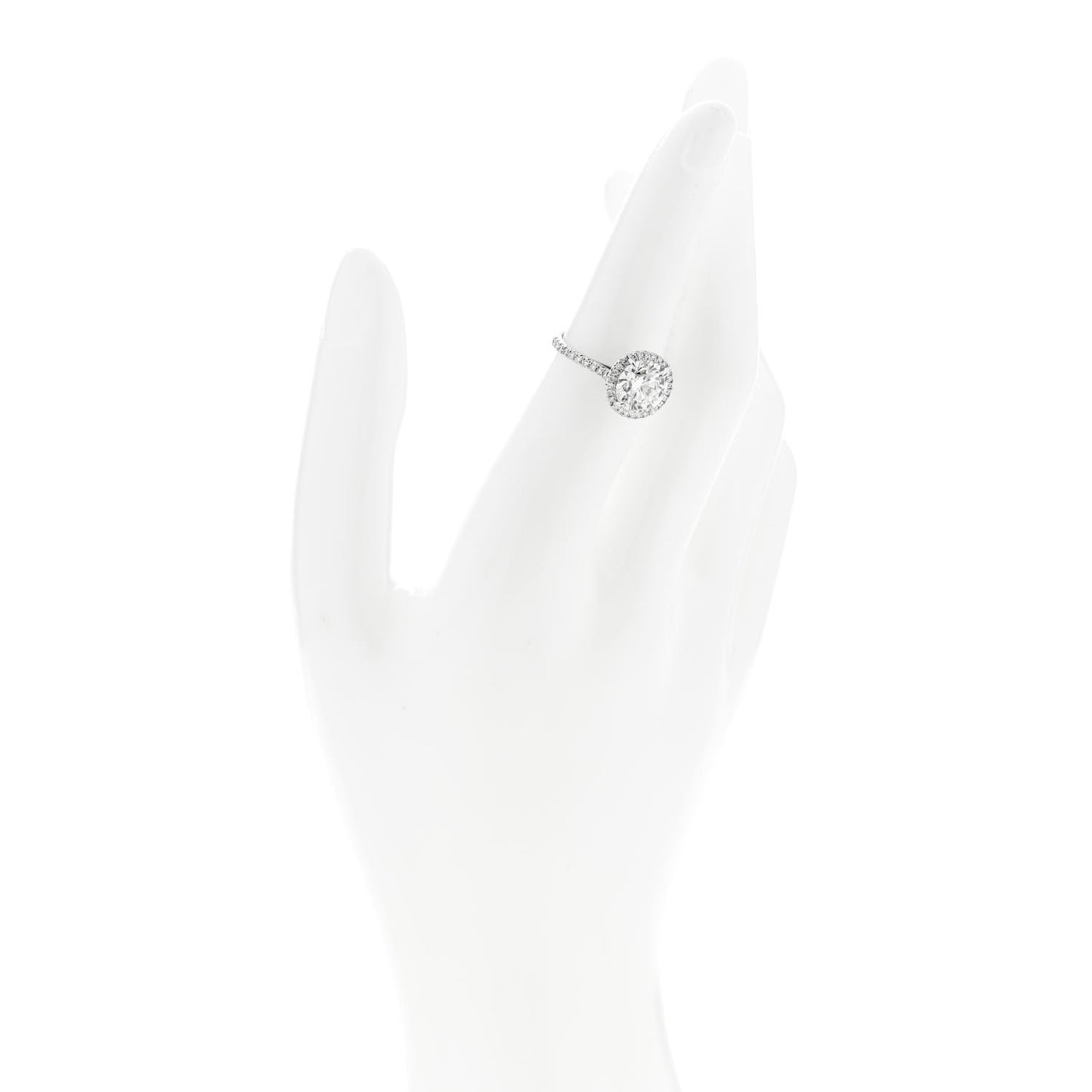Platinum Diamond 2.50ct Soleste Round Brilliant Engagement Ring 52 6