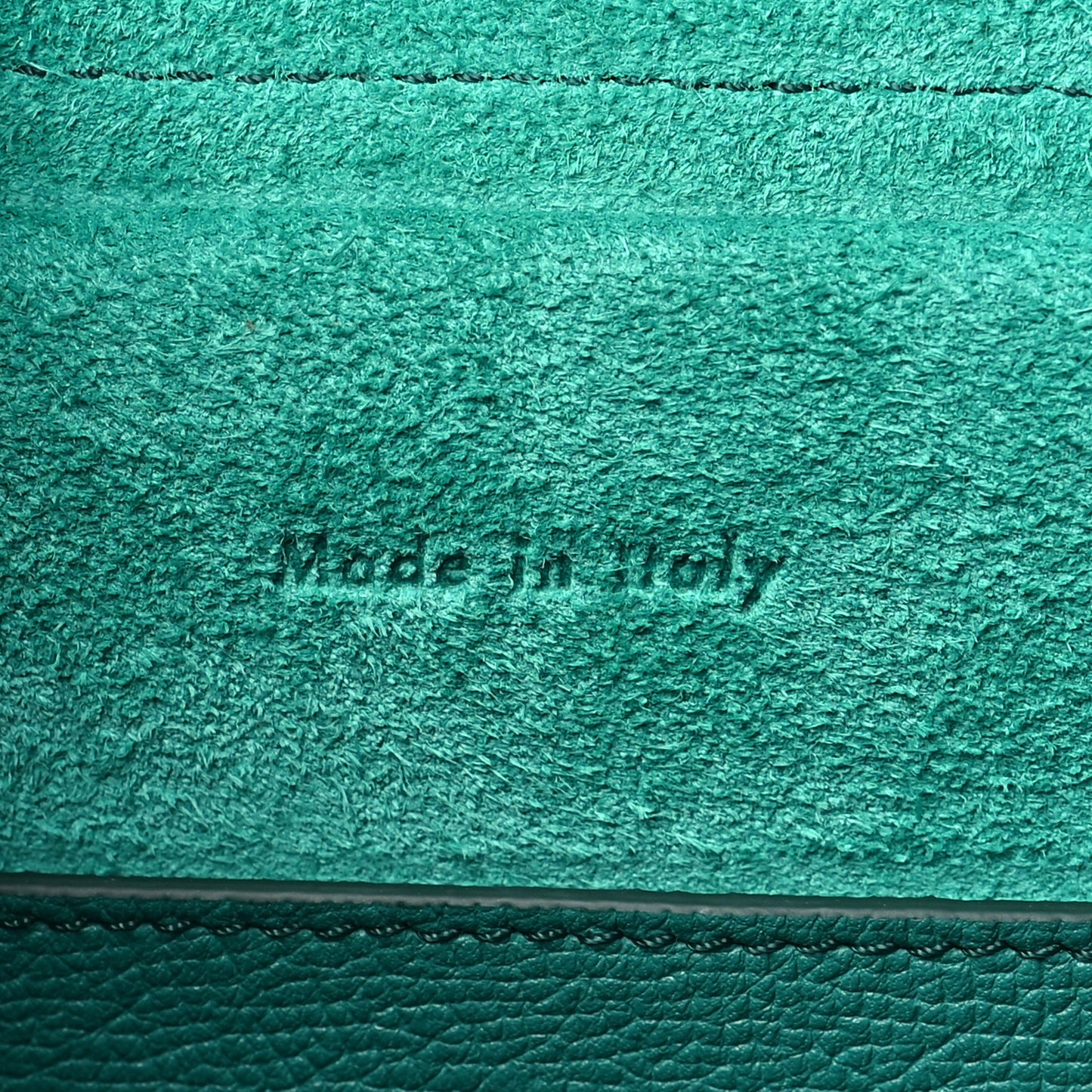 Grained Calfskin Micro Belt Bag Cactus