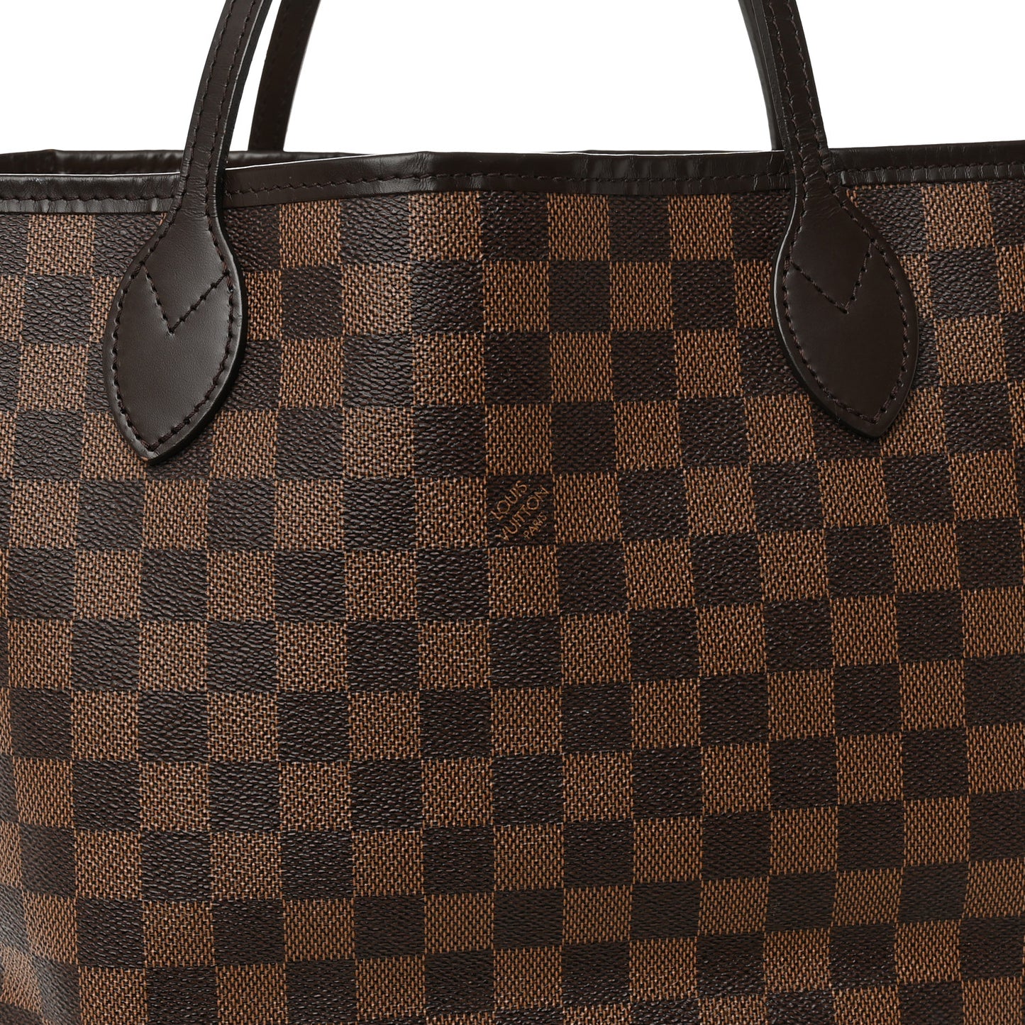 Damier Ebene Neo Neverfull MM Rose Ballerine