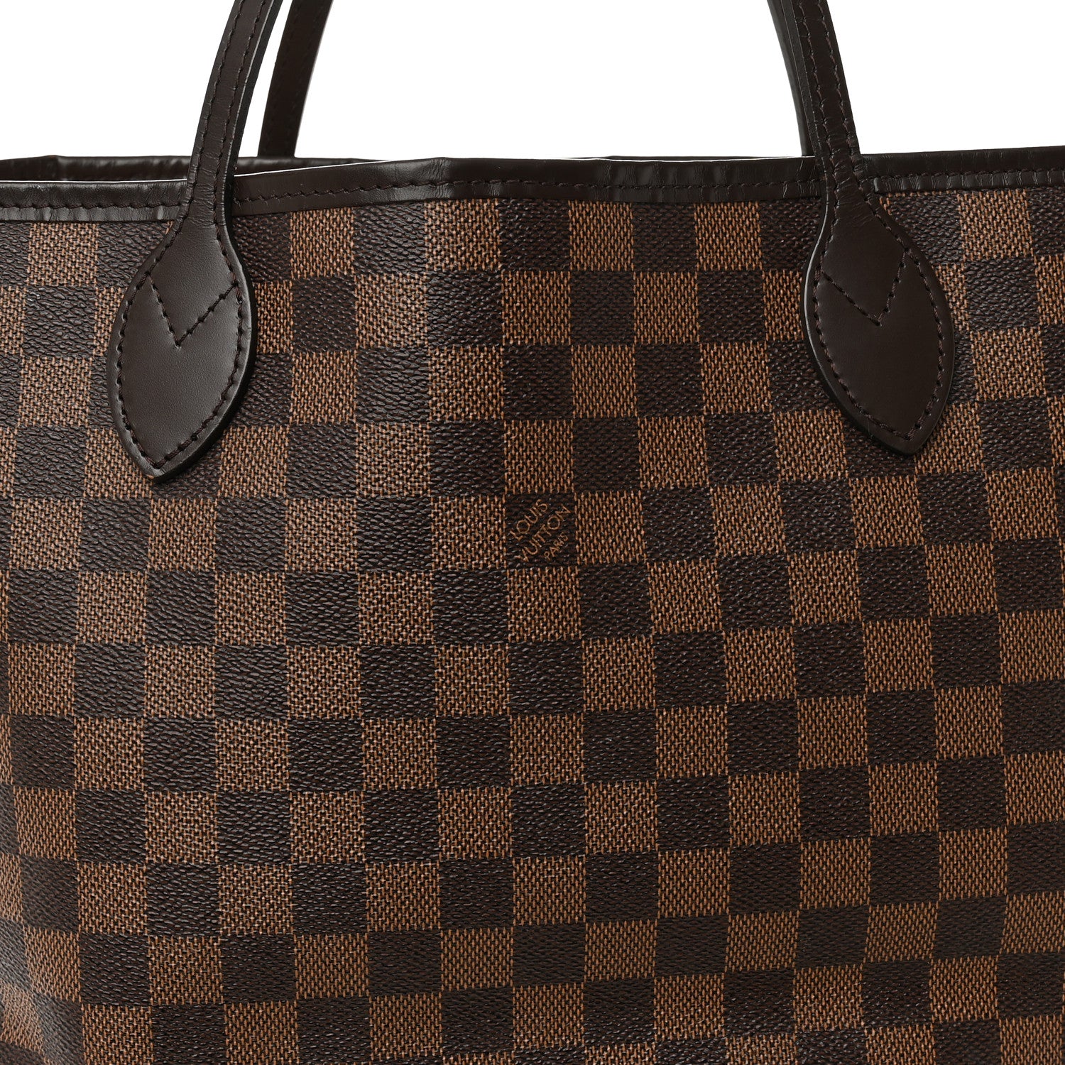 Louis Vuitton Damier Ebene Neo Neverfull MM Rose Ballerine 9 of 15