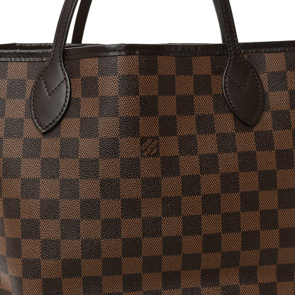 Louis Vuitton Damier Ebene Neo Neverfull MM Rose Ballerine 9 of 15