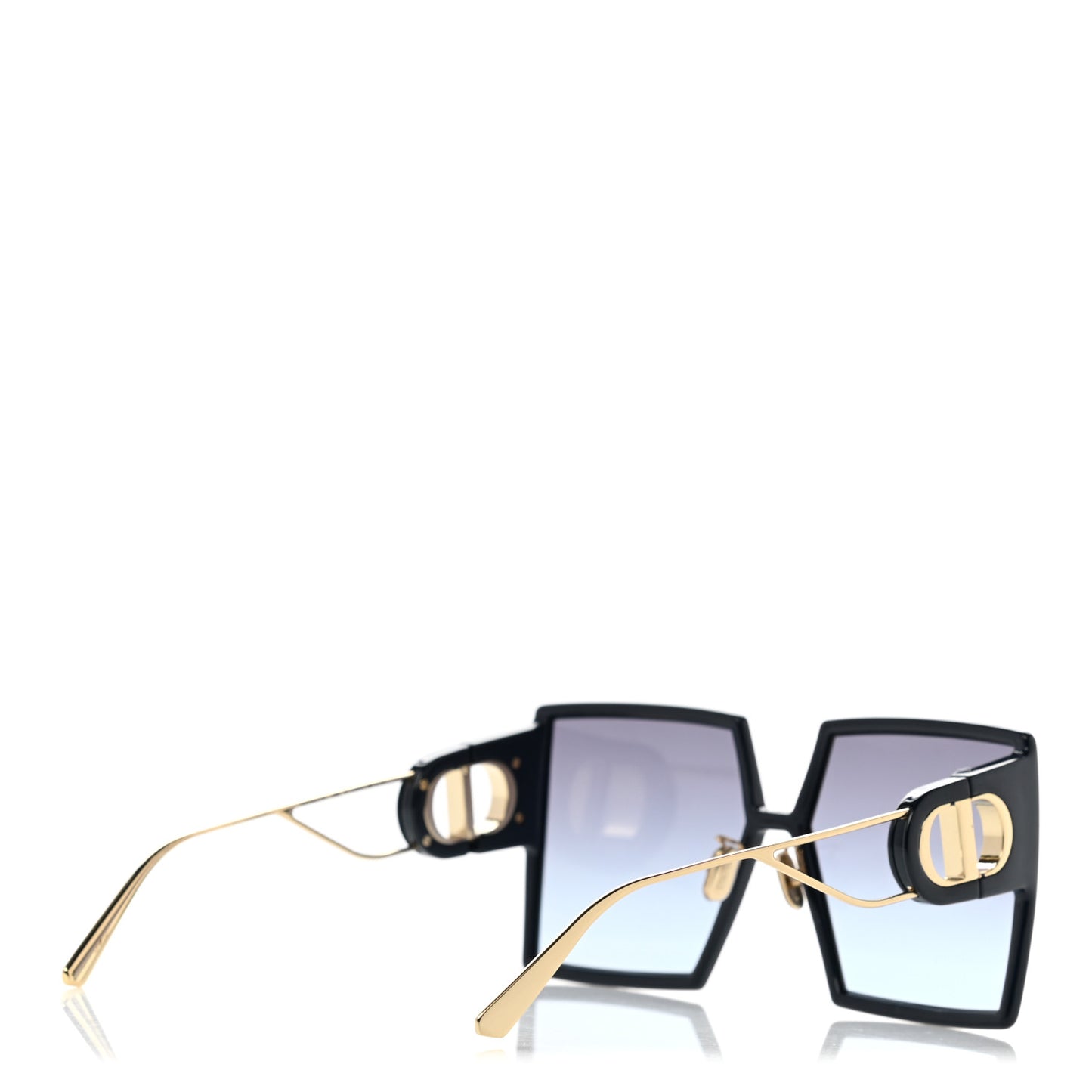 Square 30 Montaigne Sunglasses Black