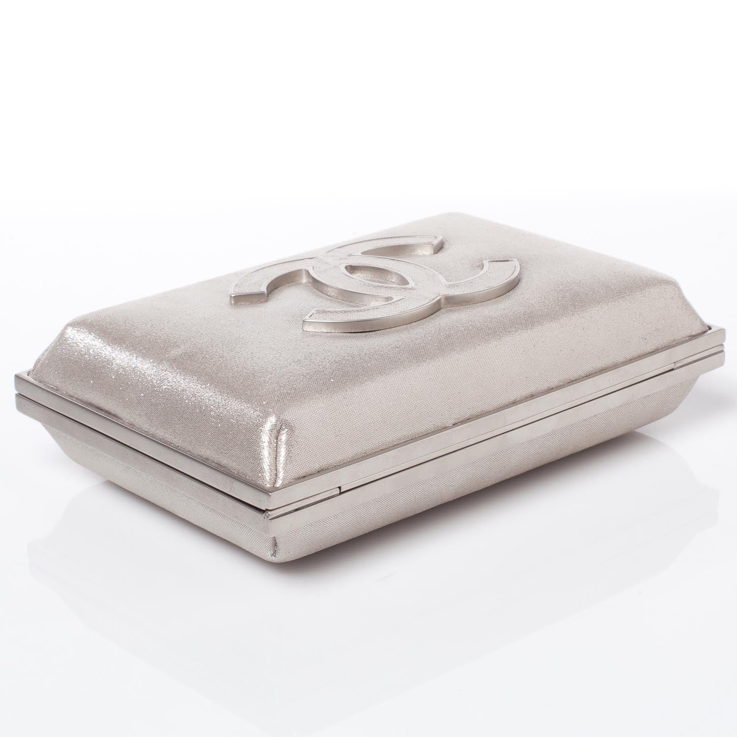 Chanel Iridescent Calfskin Evening Wild Clutch 4 of 9